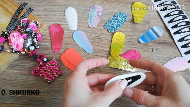 Заколки клик клак из эко кожи смотреть онлайн