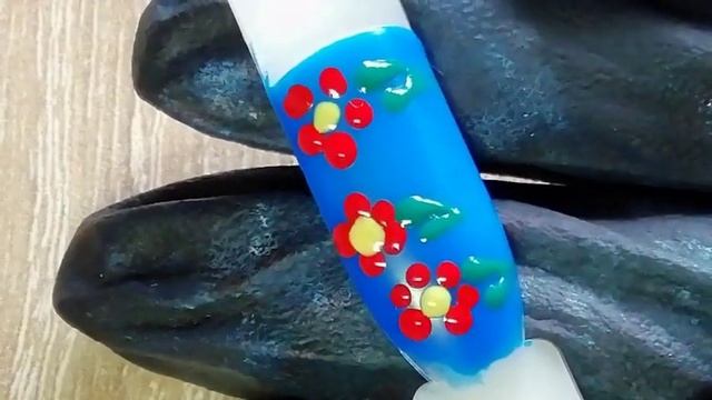 Рисунки дотсом на ногтях/Простые рисунки гель-лаком смотреть онлайн