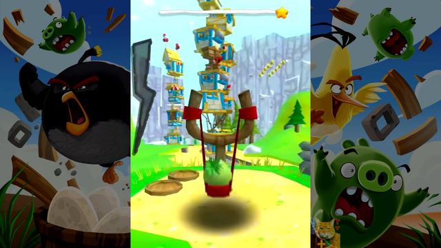 Angry Birds - Fly & Destroy! Fun Entertainment game for children from Kinder Magic | Free смотреть онлайн