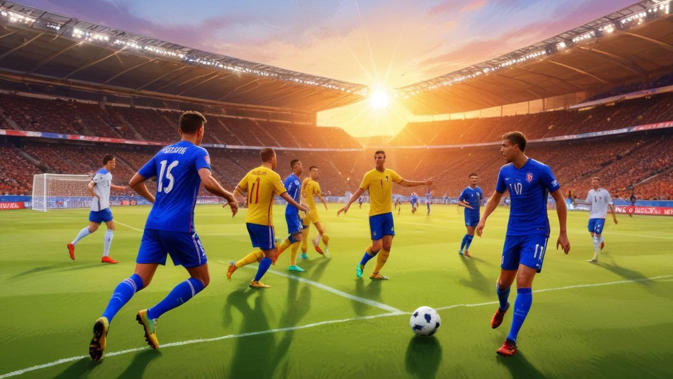 Словакия - Румыния, Футбол, Чемпионат Европы, Группа E, 26 июня, среда