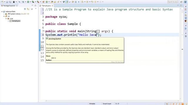 Java Program Structure|Core Java Tutorial for Beginners|G C Reddy| смотреть онлайн