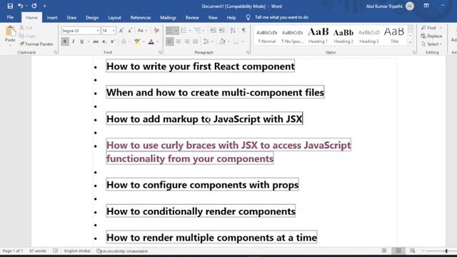 Markup and JSX in React || React Course in 2023 смотреть онлайн