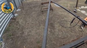 Каркасный дом из металла своими руками (часть 1). Фермы для дома.