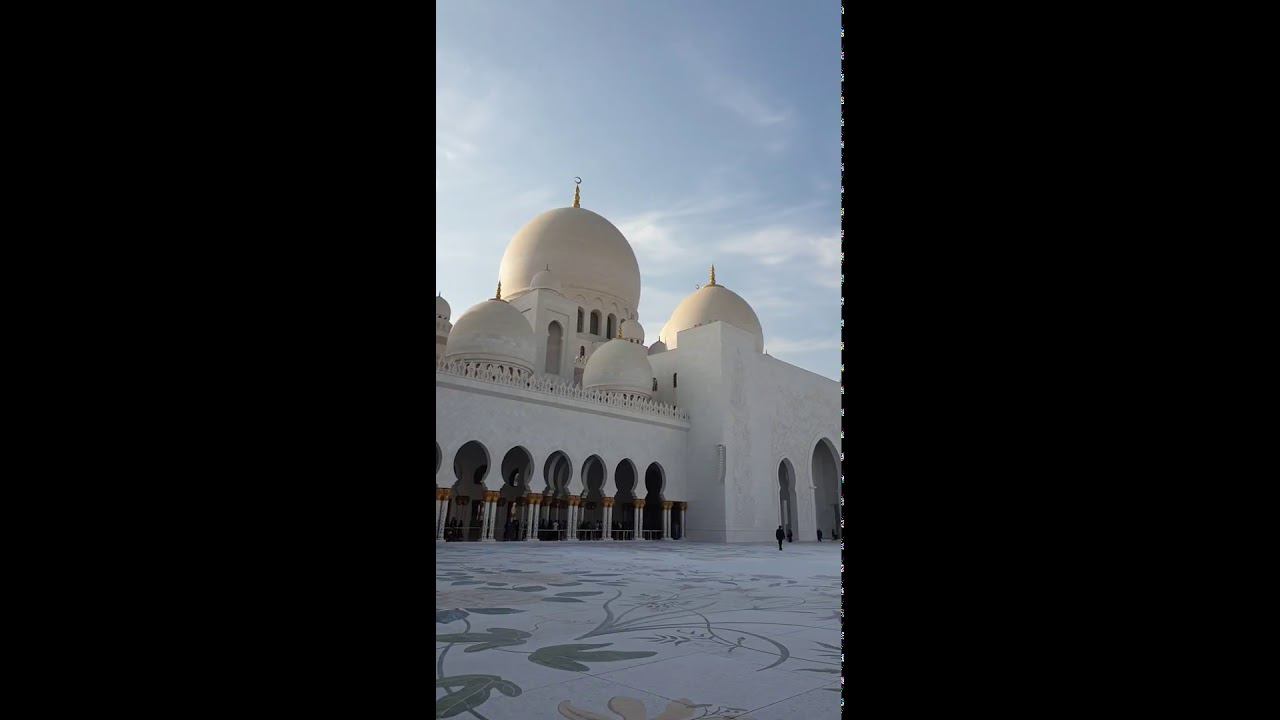 Мечеть Шейха Заида, Абу-Даби, ОАЭ | Sheikh Zayed Mosque, Abu Dhabi, UAE #shorts