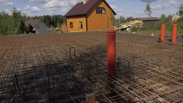 Строительство фундаментной плиты. Советы по монтажу. смотреть онлайн