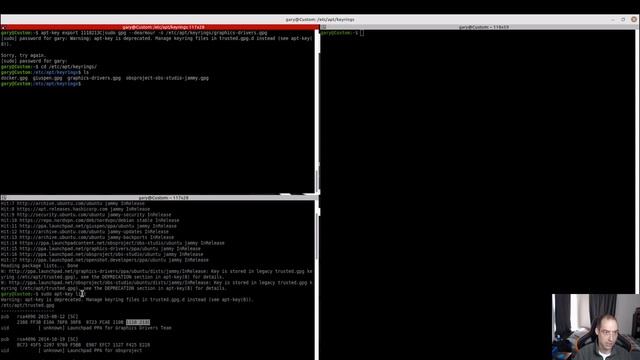 Fix Linux Deprecation Warning "Key is stored in legacy trusted.gpg keyring (/etc/apt/trusted.gpg)" смотреть онлайн