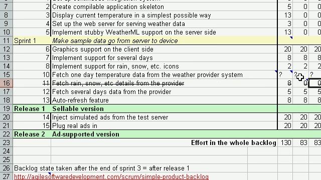Managing your Scrum Product Backlog in a simple Excel смотреть онлайн