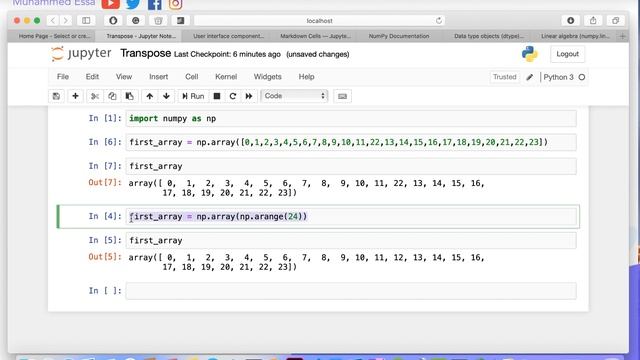 33 Data Science NumPy Transpose Matrix смотреть онлайн