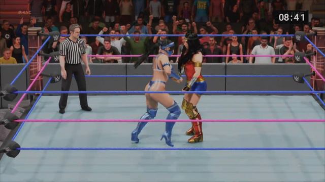 (REQUEST) MORTAL KOMBAT KITANA MK9 VS WONDER WOMAN ( iron man match) смотреть онлайн