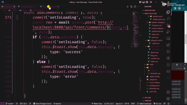 #14 Add Comments | Laravel and Nuxtjs смотреть онлайн