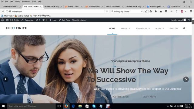 Infinite - Responsive Multi-Purpose WordPress Theme смотреть онлайн