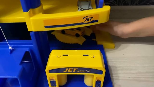 Паркинг для машинок ПОЛЕСЬЕ WADER jet. 4-уровневая парковка детская игрушка смотреть онлайн