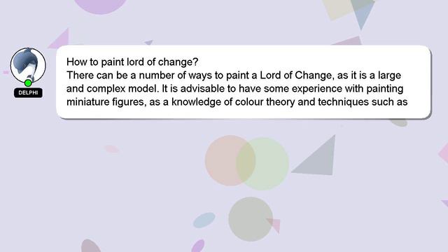 How to paint lord of change? смотреть онлайн
