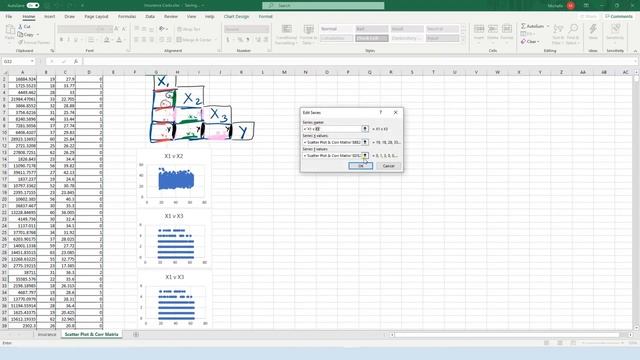 Create a Scatter Plot Matrix and Correlation Matrix in Excel смотреть онлайн