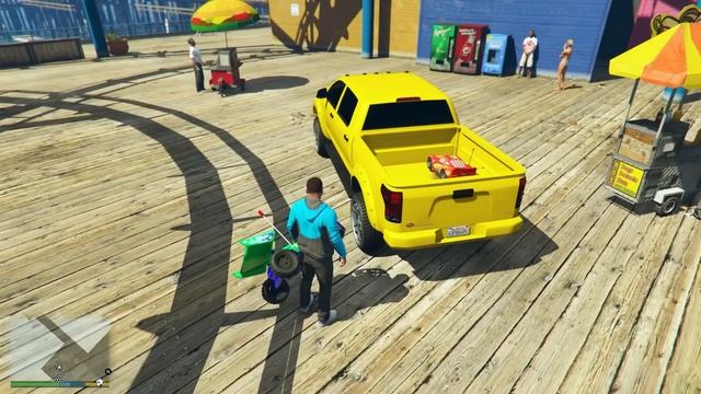 Franklin Gifting EVERY NEW RC TOY CAR To Shinchan in GTA 5 смотреть онлайн