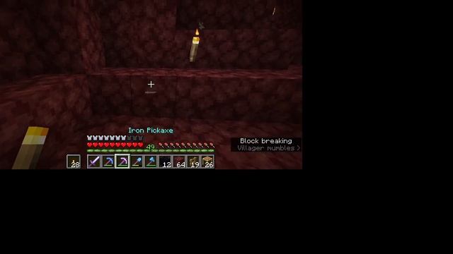 Minecraft 1.18.2 Java Single Player World, Fill Command Mining in the Nether for Ancient Debris смотреть онлайн