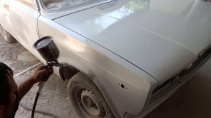 ВАЗ 2107 ПОЛНЫЙ ПОКРАСКА .Домашних условиях PAINTING 2107 CLASSIC AT HOME