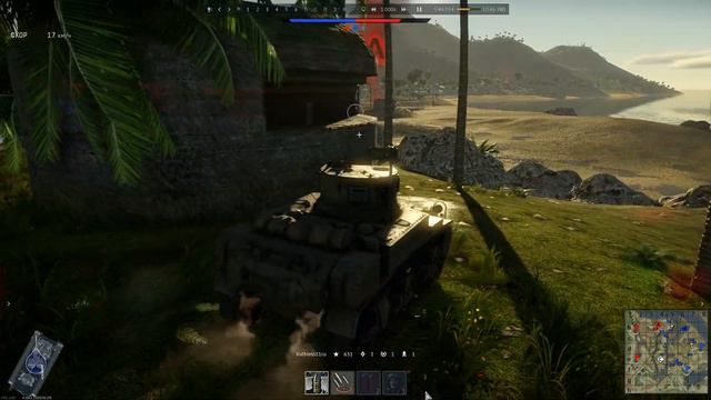 War Thunder/как же в это играть /Аркадные бои/БР 1,7 /ветка американских танков/. смотреть онлайн