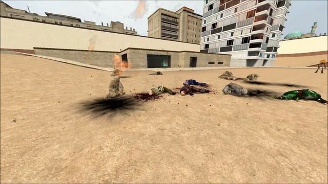Insurgency Soldiers VS Pumpkin Zombies SNPC's Fight Garry's Mod смотреть онлайн