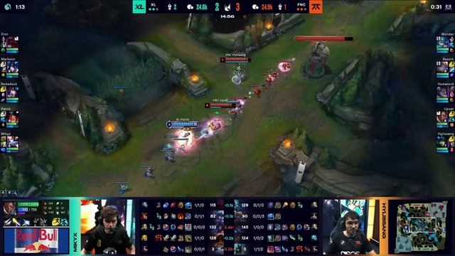 FNC vs. XL - Playoffs Round 1 | LEC Summer | Fnatic vs. Excel | Game 5 (2022) смотреть онлайн