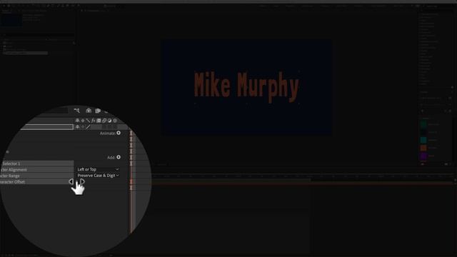 After Effects: Character Offset Text Scramble Animation