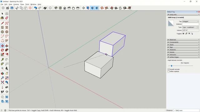 [PART 8] Sketchup 2021 Move And Copy Essential Training For Beginner смотреть онлайн