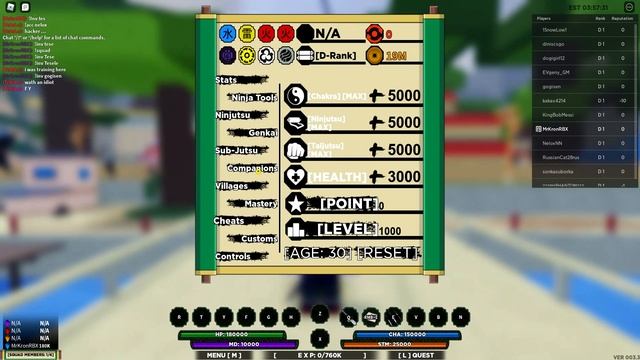 ОБУЧЕНИЕ Shinobi Life 2 И КОДЫ В РОБЛОКС! Roblox Anime смотреть онлайн