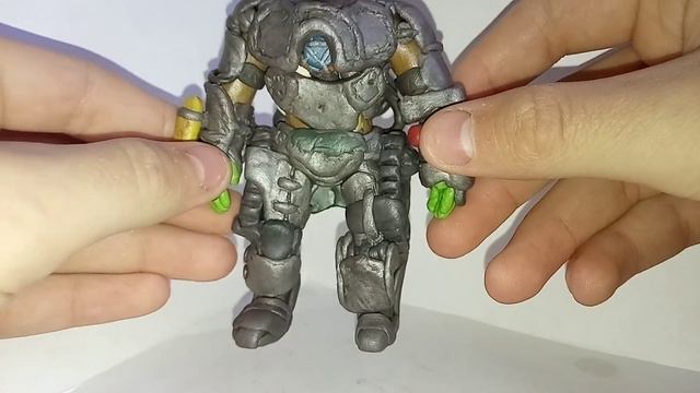 Обзор фигурки из пластилина: ЖЕЛЕЗНЫЙ ЧЕЛОВЕК (МАРК 1)