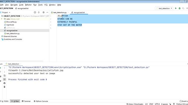 TEXT DETECTION EXAMPLE USING OPENCV IN PYTHON смотреть онлайн