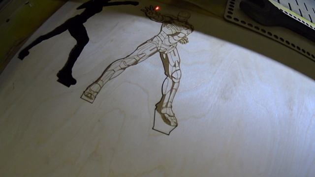 Лазерная гравировка на фанере и резка по контуру смотреть онлайн