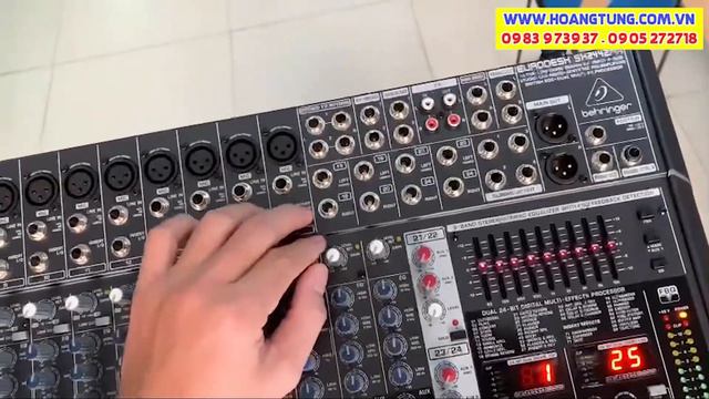 Behringer SX2442FX // Mixer 24 Ngõ Vào Tích Hợp 2 Effect, EQ Báo Hú смотреть онлайн