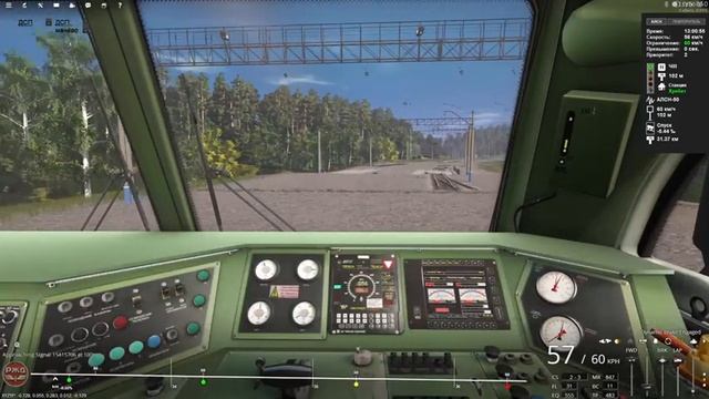 Trainz Railroad Simulator 2019 сценарий "Грузовой до Полетаево-1" смотреть онлайн