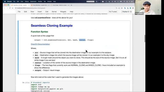 Seamless Image Cloning / Compositing with OpenCV - Weekly Webinar Episode 67 смотреть онлайн
