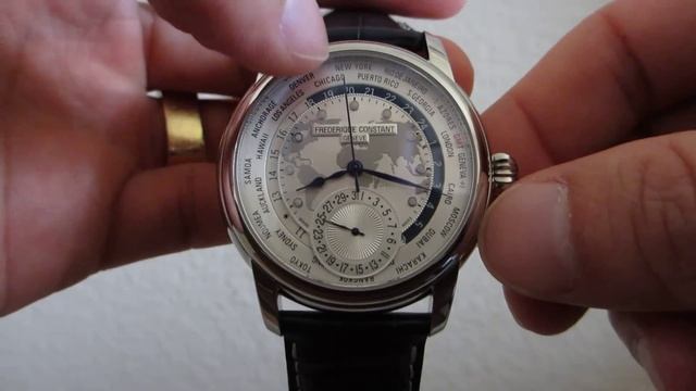 Frederique Constant Worldtimer Manufacture (How to Set) смотреть онлайн