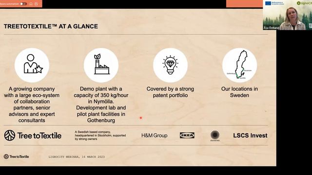 Two Part-webinar With Dr. Andreas Bengtsson, RISE And Åsa Östlund, Tree To Textile