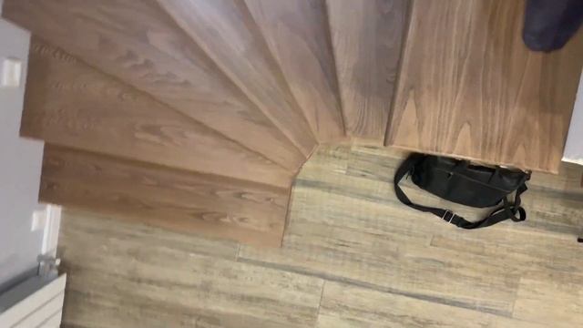 Отделка лестницы деревом смотреть онлайн