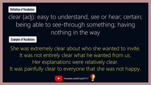 English Words With Examples | English Vocabulary Words with Meaning | Lesson 11 ✔ смотреть онлайн