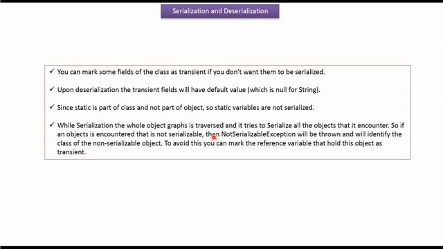 Serialization and Deserialization Notes in Java | Java IO | Java Tutorial смотреть онлайн
