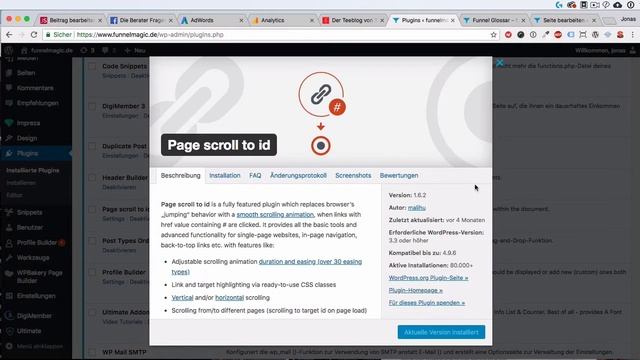 Fancy Link Scrolling bei WordPress [Page Scroll2ID] смотреть онлайн