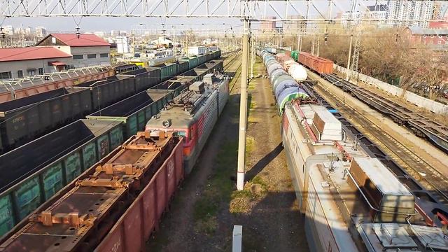 Поездка на электричке до Перервы. Немного гонок Курского хода и поезда на разных станциях смотреть онлайн