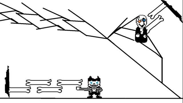 Sans y Bendy vs Gaster смотреть онлайн