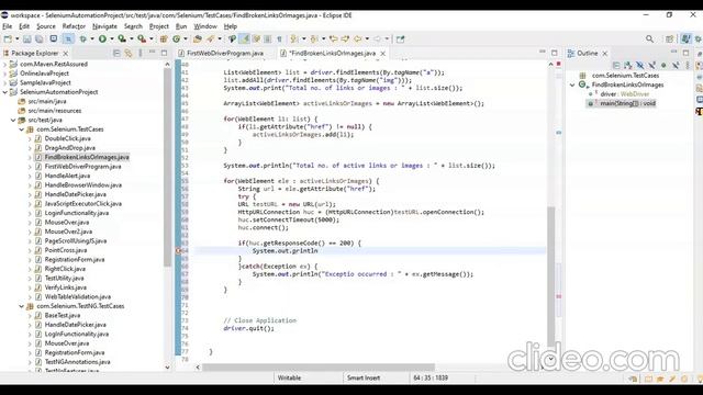How to find broken links or images on a web page in Selenium? смотреть онлайн