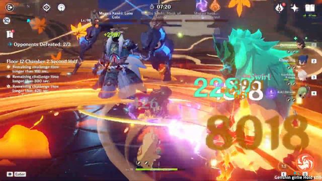 С0 Raiden Nahida Team and C0 Dehya Kazuha Team 3.4 - 3.5 Spiral Abyss Floor 12【Genshin Impact】 смотреть онлайн