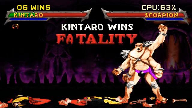 Mortal Kombat 2 Remix Beta Mugen gameplay Kintaro смотреть онлайн