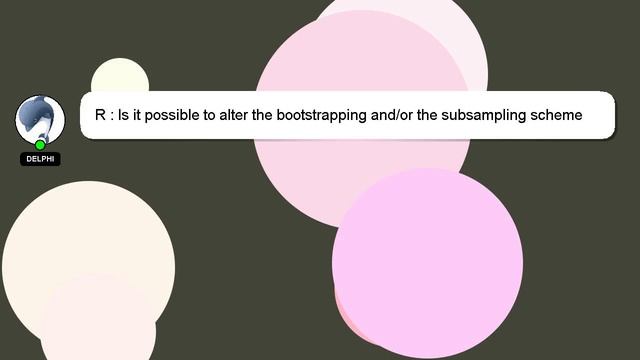 R : Is it possible to alter the bootstrapping and/or the subsampling scheme used in randomForest? смотреть онлайн