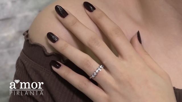 Amor Pırlanta - 0,25 Karat Pırlanta Beştaş Yüzük - 6372 смотреть онлайн
