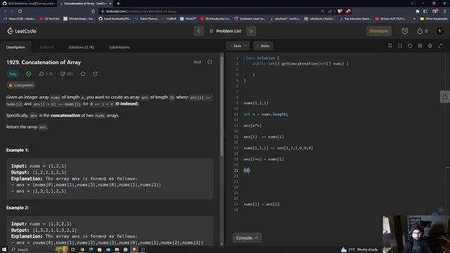 1929. Concatenation of Array смотреть онлайн