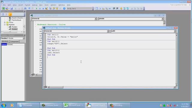 Belajar Macro Excel 5 Berbagai Cara Seleksi Cell dan Range смотреть онлайн