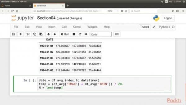 Statistical Methods Applied Mathematics Data Science: Analyze Freq Components Signal | packtpub.com