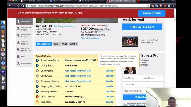 Где найти мотивированных продавцов недвижимости в США за 5 минут? Сайты для поиска сделок! смотреть онлайн